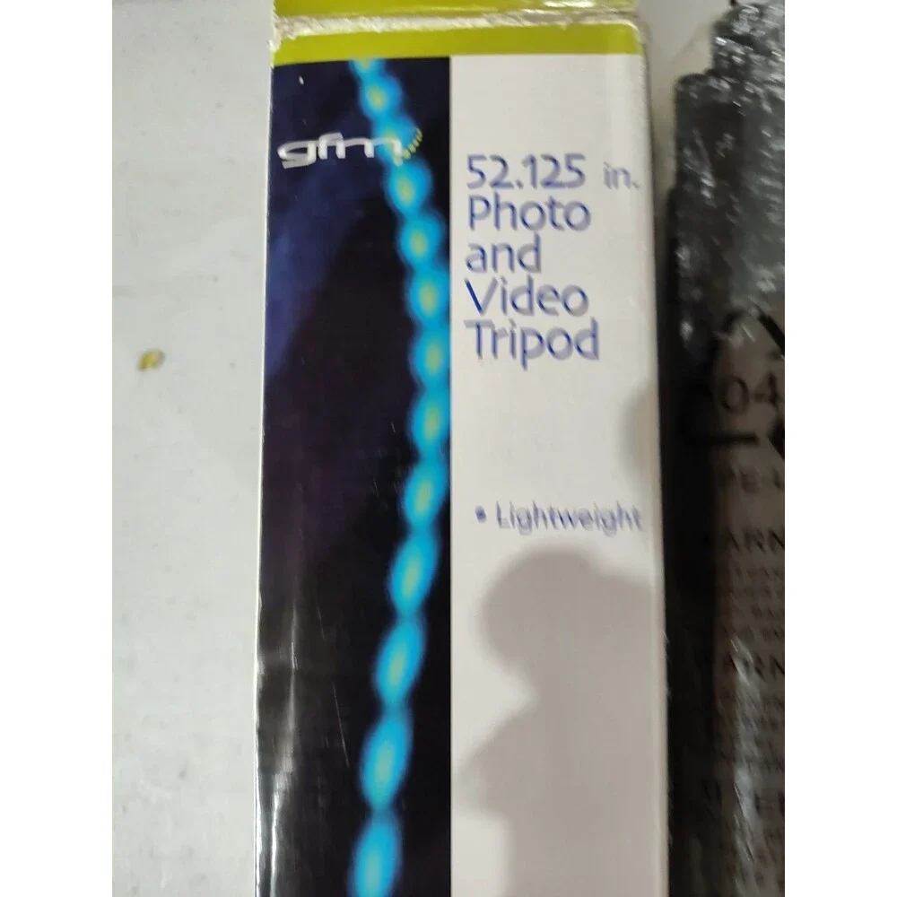 Gfm 52.12 Photo And Video Tripod Lightweight To A Pinhead Elevator Rubber Feet